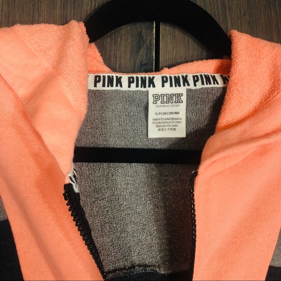^💙2/$40💙PINK Victoria Secret Zip Up Sweater Small - Picture 12 of 15
